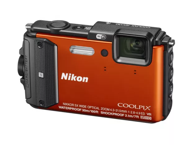 Nikon COOLPIX AW130 ORANGE, AUSVERKAUF !!!